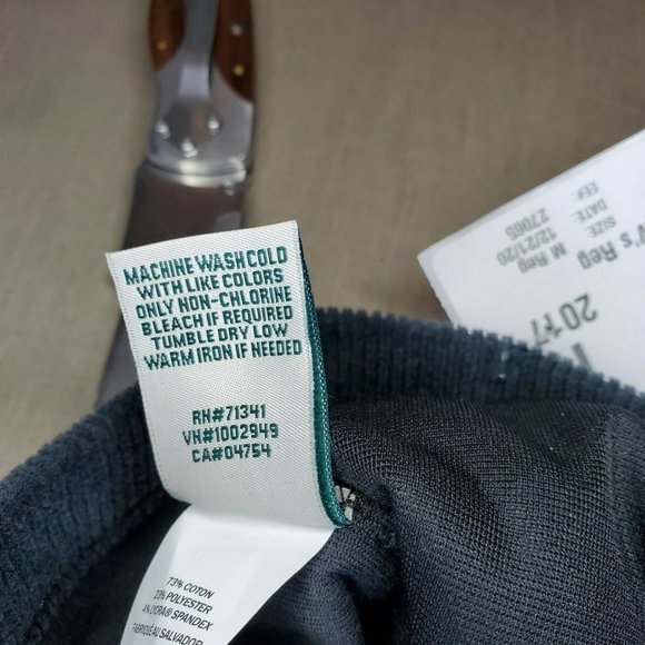 LL Bean Perfect Fit Knit Corduroy Women Med Pants - Picture 11 of 12